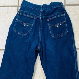 Vintage Tour de France jeans rare with gemstone detailed back pockets high waist